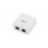 Caixa de superfície RJ45 Phasak UTP Cat.6 dupla entrada inferior branca