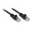 Cable de red Lindy Cat6 3 m U/UTP Negro RJ-45 a RJ-45