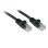 Cable de red Lindy Cat6 3 m U/UTP Negro RJ-45 a RJ-45
