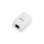 Caja de superficie RJ45 Phasak UTP Cat.6 blanca doble entrada inferior compatible LSA+