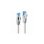 Cable de red Lindy Cat6a U/UTP 2 metros Gris