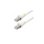 Cavo di Rete CAT6a StarTech.com 1m Bianco LSZH 10GbE PoE++ 100W S/FTP