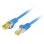 Netzwerkkabel Lanberg Cat6a S/FTP 1 m blau