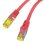 Netzwerkkabel Lanberg PCF6A-10CU Cat6a S/FTP 1,5 m Rot