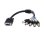 Cable Adaptador VGA HD15 a 5 BNC RGBHV StarTech.com 30 cm Macho a Hembra