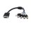 Cable Adaptador VGA HD15 a 5 BNC RGBHV StarTech.com 30 cm Macho a Hembra