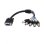 Cable Adaptador VGA HD15 a 5 BNC RGBHV StarTech.com 30 cm Macho a Hembra