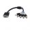 Cable Adaptador VGA HD15 a 5 BNC RGBHV StarTech.com 30 cm Macho a Hembra