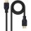 HDMI 2.1 Nanokabel Schwarz 1 m 8K@60Hz 48Gbps CCS