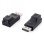 Adaptador DisplayPort a Mini DisplayPort EQUIP Macho-Hembra Negro