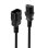 Câble d'extension Lindy 0,5 m C14 à C13 noir