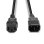 Câble d'extension Lindy 0,5 m C14 à C13 noir