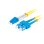 Cavo fibra ottica Lanberg 1 m SC-LC G.657.A1 giallo