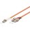 Cable de fibra óptica multimodo WP 10 m LC-SC OM1 naranja
