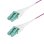Cable de Fibra Óptica Multimodo OM4 LC a LC 3m Violeta Érica StarTech.com