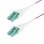 Cable de Fibra Óptica Multimodo OM4 LC a LC UPC 1m Violeta Érica StarTech.com