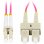 Cable de fibra óptica Lanberg FO-LUSU-MD41-0020-VT 2 m LC/SC OM4