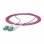 Cable de Fibra Óptica Multimodo OM4 LC a LC 40m Violeta Érica StarTech.com