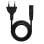 Cable d'alimentation Nanocable Forme 8 3m Noir CEE7/16 à C7