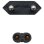 Cable d'alimentation Nanocable Forme 8 3m Noir CEE7/16 à C7