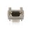 Adaptador de cable serie DB9 a DB9 en ángulo derecho StarTech.com Macho a Hembra Gris