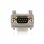 Adaptador de cable serie DB9 a DB9 en ángulo derecho StarTech.com Macho a Hembra Gris