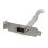 Placa Serie Perfil Bajo StarTech.com DB9 a IDC 10 Pines Small Form Factor