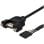 Cable USB 2.0 para Montaje en Panel StarTech.com 30 cm Hembra USB A