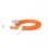 Cable USB 2.0 Ziron ZR209 1,5 m Naranja con Conectores USB A y Micro-USB A