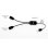 Hub I-Tec 2 porte USB-A 5 Gbps USB 3.2 Gen 1 cavo 0,1 m nero