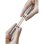 Halskette USB-C zu USB-C Intenso Handykette 1,65 m Beige Schnellladung 60W