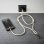 Halskette USB-C zu USB-C Intenso Handykette 1,65 m Beige Schnellladung 60W