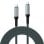 Cable USB4 Ewent 2 m USB-C à USB-C 40 Gbit/s Noir