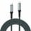 Cable USB4 Ewent 2 m USB-C à USB-C 40 Gbit/s Noir