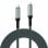 Cable USB4 Ewent 2 m USB-C à USB-C 40 Gbit/s Noir