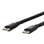 Kabel USB C zu USB C Mobilis 1 m USB 2.0 Schwarz