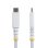 Cable de Carga USB-C StarTech.com 30 cm 60W 3A PD Trenzado Blanco