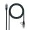 Kabel USB 3.2 Gen2x2 Nanocable 20 Gbps 100W USB-C an USB-C 1,5 m Grau/Schwarz