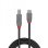 USB-C- zu USB-B-Kabel 3.2 Gen 1 3 m Lindy Anthra Line Schwarz