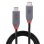 Cable USB4 Lindy Anthra Line 0,8 m USB-C à USB-C 40 Gbit/s Noir
