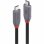 Cable USB4 Lindy Anthra Line 0,8 m USB-C à USB-C 40 Gbit/s Noir