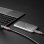Cable USB4 Lindy Anthra Line 0,8 m USB-C à USB-C 40 Gbit/s Noir