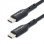 Cable USB-C StarTech.com Pack 2 Unidades 1m USB 2.0 60W 3A Negro