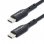 Cable USB-C StarTech.com Pack 2 Unidades 1m USB 2.0 60W 3A Negro