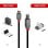 Kabel USB C nach USB B Lindy 3 m USB 2.0 Schwarz