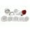 Altoparlanti Bosch 1 via cablati 6 W bianchi da soffitto