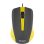 Ratón Yenkee YMS 1015YW USB 1000 DPI Cable Amarillo Antitranspiración