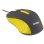 Ratón Yenkee YMS 1015YW USB 1000 DPI Cable Amarillo Antitranspiración