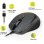 Ratón Port Designs 900711-B USB-A y USB-C 3600 DPI Negro Silencioso