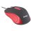 Ratón Yenkee YMS 1015RD Cable USB 1000 DPI Negro/Rojo 3 Botones Ergonomía